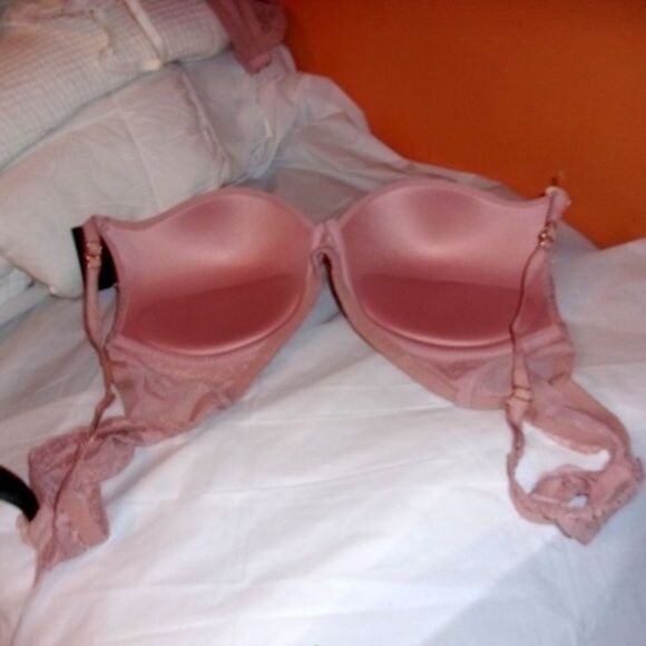 Youmita Misty Rose Lace Soft Cup Demi 34B Bra NWT - Picture 9 of 12